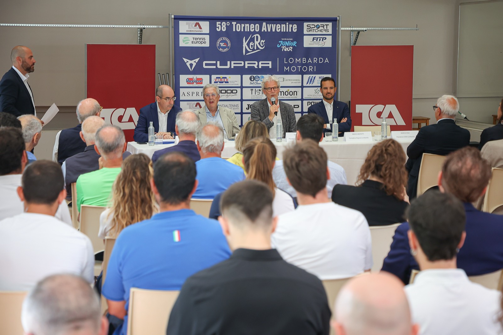 Avvenire Tournament 2025 - audience at the press conference